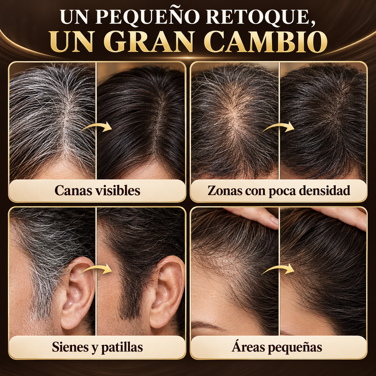 TINTE INSTANTANEO 2 EN 1: Que se Note tu Estilo, No tus Raíces
