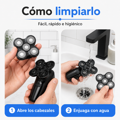 Kit Afeitadora 5 en 1 - Cabeza, Cara y Cuerpo