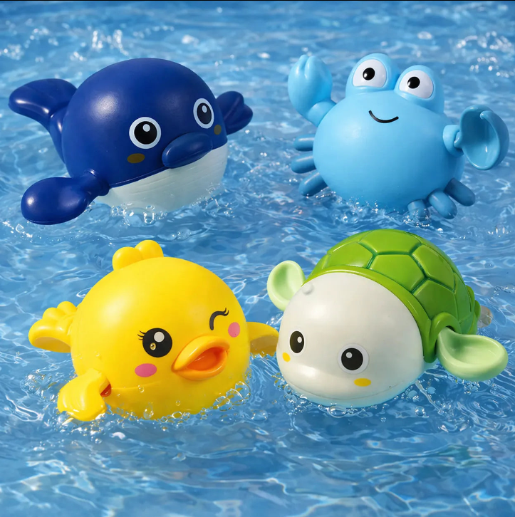 SET X 4 Amiguitos acuáticos para niños que aman jugar