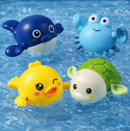 SET X 4 Amiguitos acuáticos para niños que aman jugar