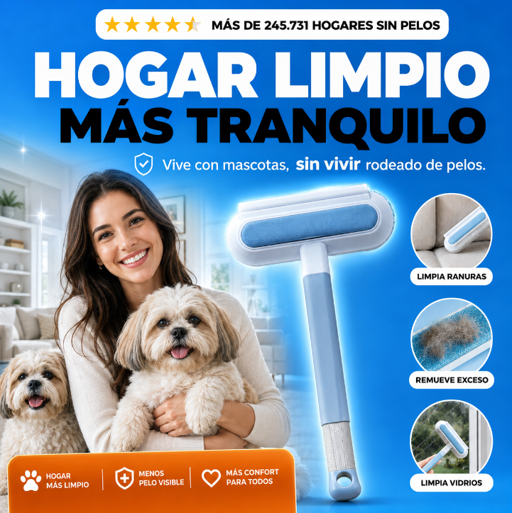 KIT NO MÁS PELOS: QUE LOS PELOS NO DOMINEN TU CASA