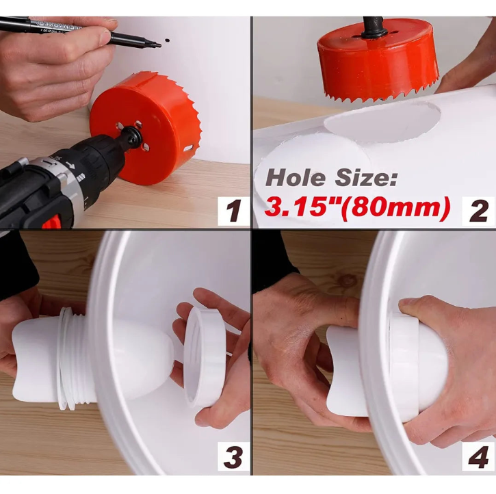 Set X 4 Comedero AutoFeed Anti-Desperdicio Para Aves de Corral