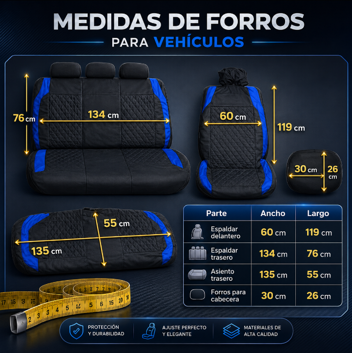 SET FORROS X5: Tu carro también vende tu servicio