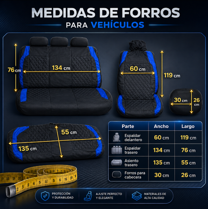 SET FORROS X5: Tu carro también vende tu servicio