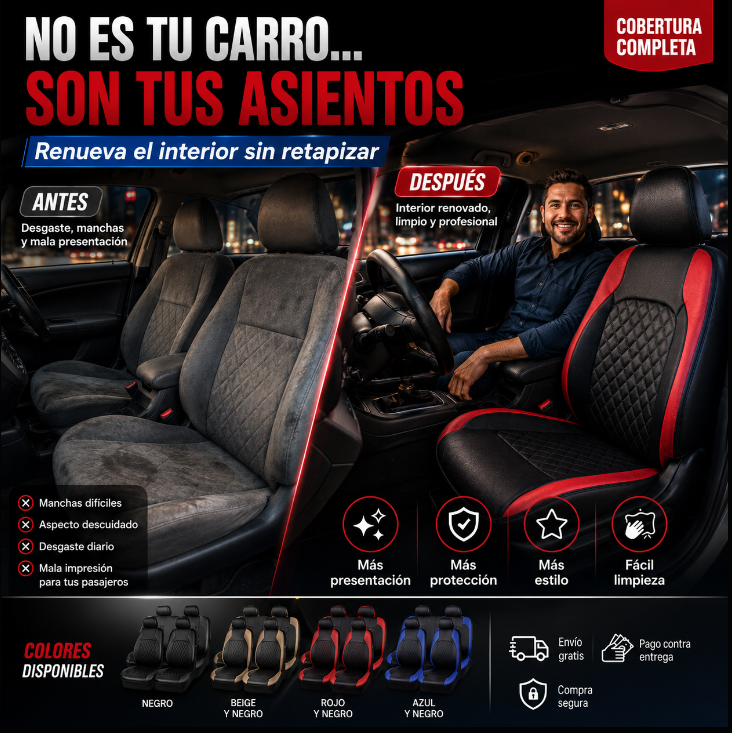 SET FORROS X5: Tu carro también vende tu servicio