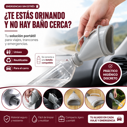 URINAL PORTATIL: CUANDO LAS GANAS NO PUEDEN ESPERAR