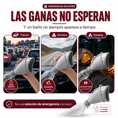 URINAL PORTATIL: CUANDO LAS GANAS NO PUEDEN ESPERAR