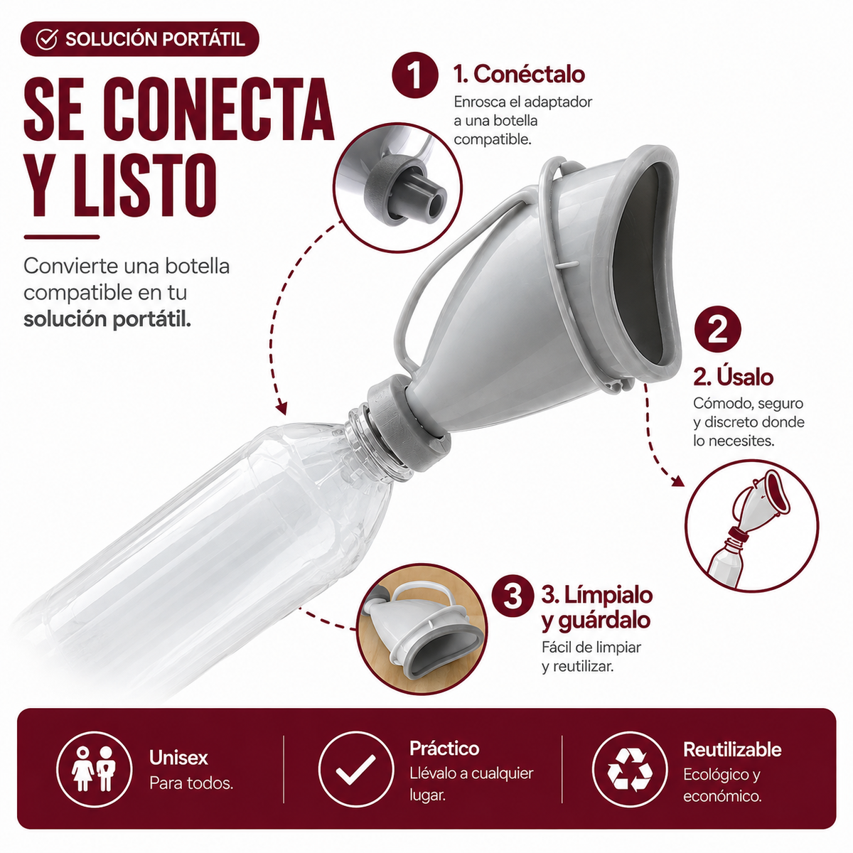 URINAL PORTATIL: CUANDO LAS GANAS NO PUEDEN ESPERAR