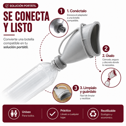 URINAL PORTATIL: CUANDO LAS GANAS NO PUEDEN ESPERAR