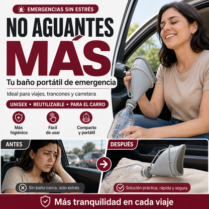 URINAL PORTATIL: CUANDO LAS GANAS NO PUEDEN ESPERAR