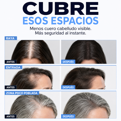 Polvos de Cobertura Capilar: raíces perfectas sin ir al salón.