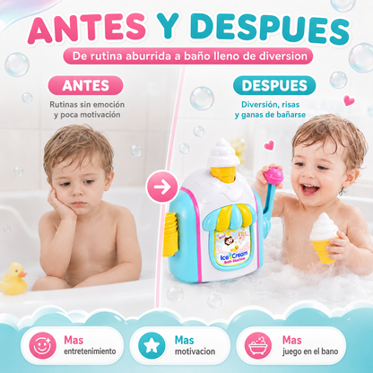 MÁQUINA DE HELADOS DE ESPUMA: CONVIERTE SU BAÑO EN UNA HELADERÍA