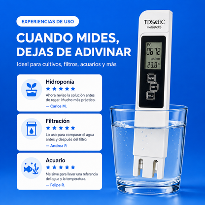 MEDIDOR DE AGUA PORTATIL