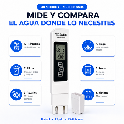 MEDIDOR DE AGUA PORTATIL