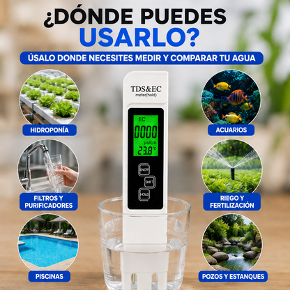 MEDIDOR DE AGUA PORTATIL