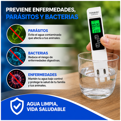 MEDIDOR DE AGUA PORTATIL