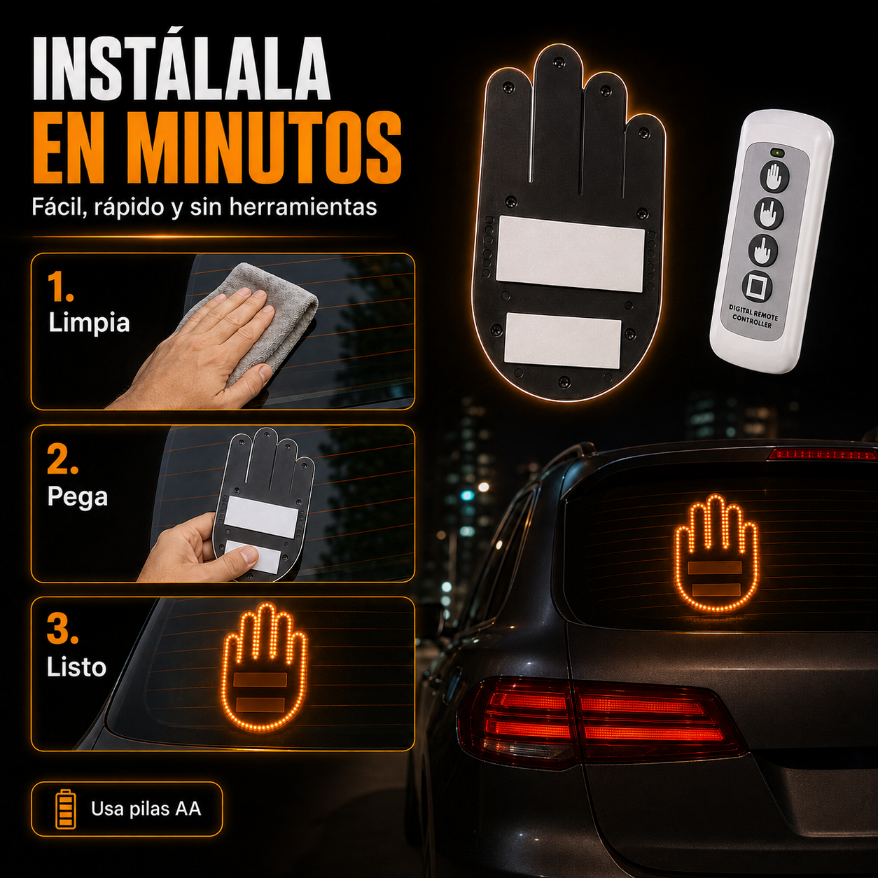 Luz Led De Mano Gesticular