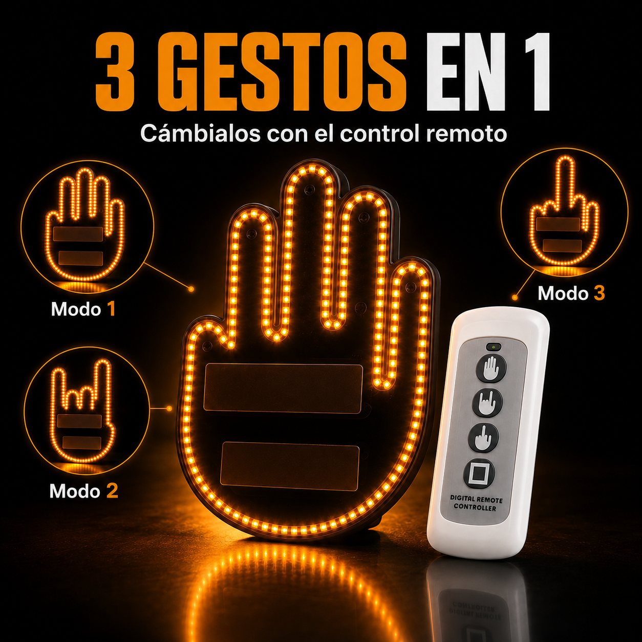 Luz Led De Mano Gesticular