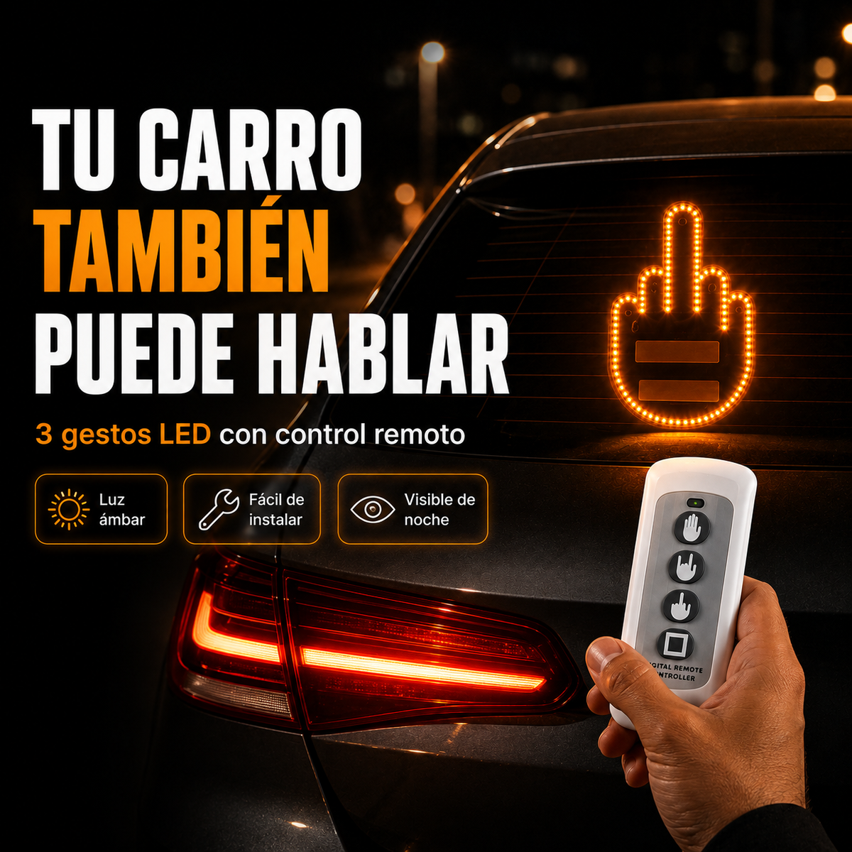 Luz Led De Mano Gesticular