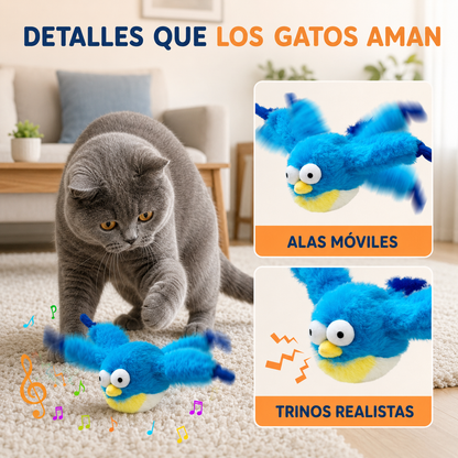 Pájaro Interactivo para Gatos: despierta su instinto cazador