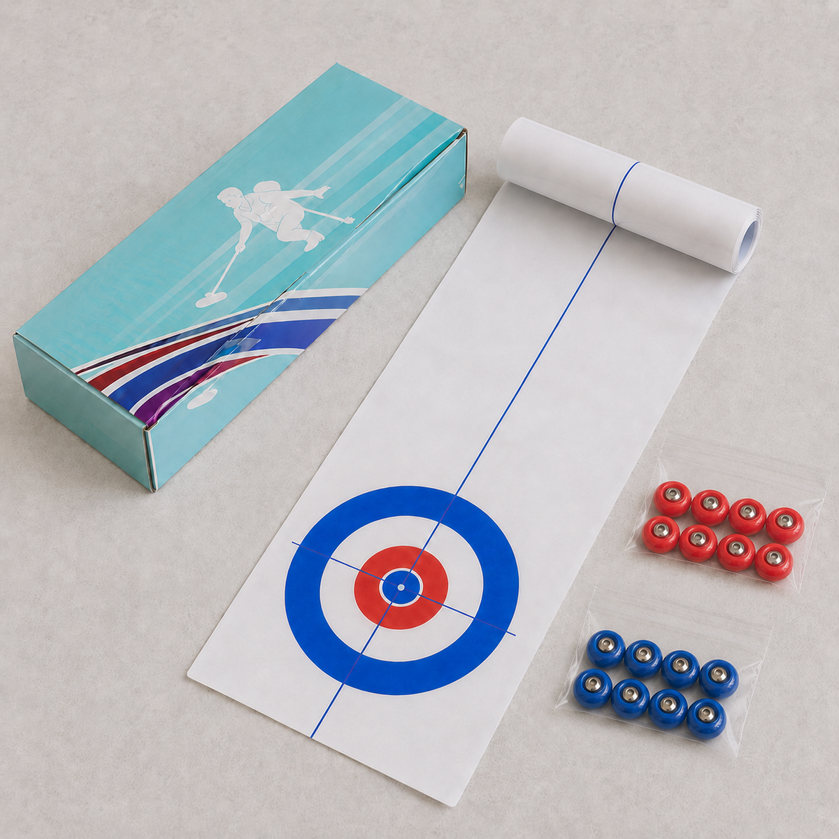 Juego de curling de mesa