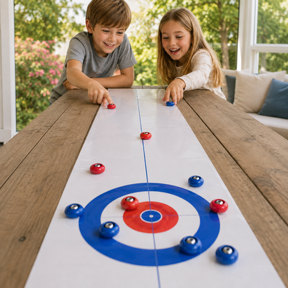 Juego de curling de mesa
