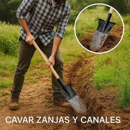 Pala multifuncional de jardinería