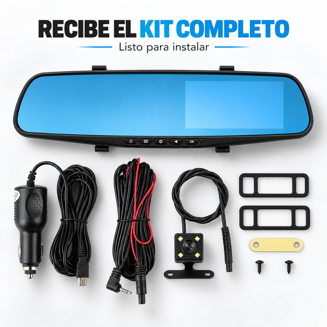 Retrovisor Cámara Edición DVR 32GB