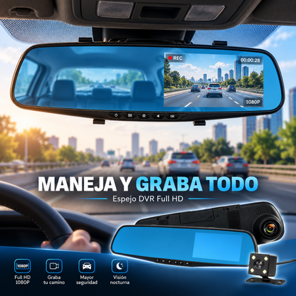 Retrovisor Cámara Edición DVR 32GB