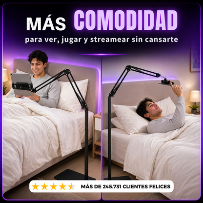 SOPORTE  GAMER PARA CELULAR Y TABLET