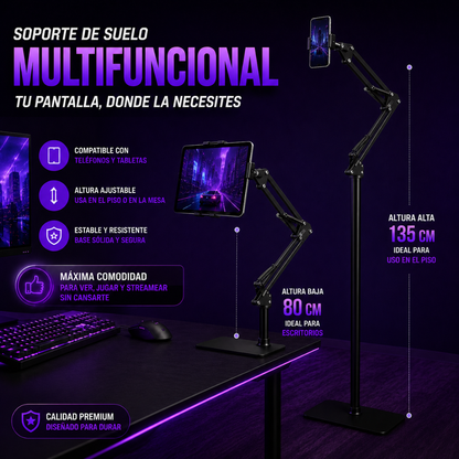 SOPORTE  GAMER PARA CELULAR Y TABLET