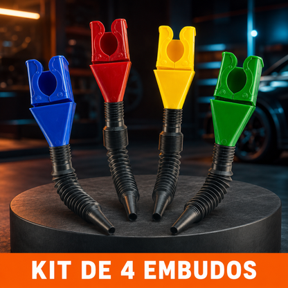 Set x4 Embudos Ajustables