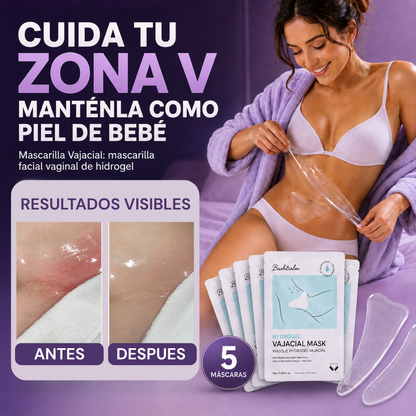 Kit x5 Mascarillas Vajaciales: hidrata y aclara tu zona del bikini.